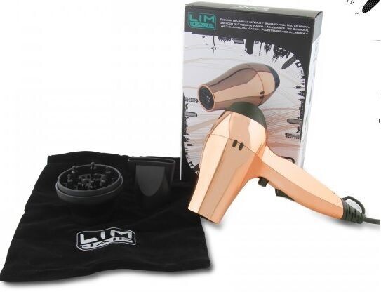 Secador Mini de viaje 1200w Lim Hair color Rose gold