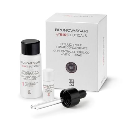 Ferulic + Vit c + DMAE Concentrate. Concentrado con efecto reafirmante y antioxidante de Bruno Vassari