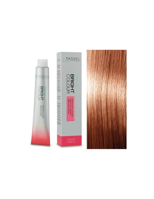 Tinte 8.34 tassel  Rubio claro dorado cobre 100ml