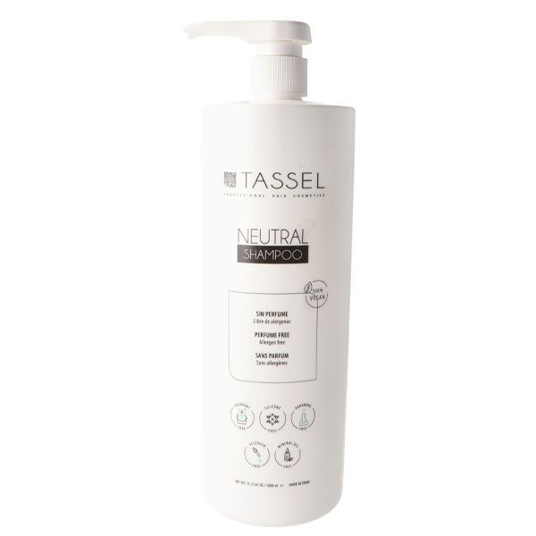 Champú neutro sin perfume 100% vegano litro Tassel