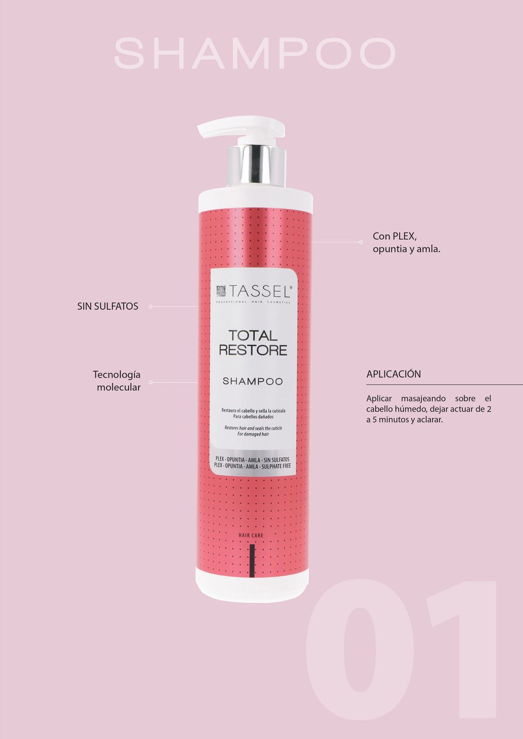 CHAMPU TOTAL RESTORE 500 ML