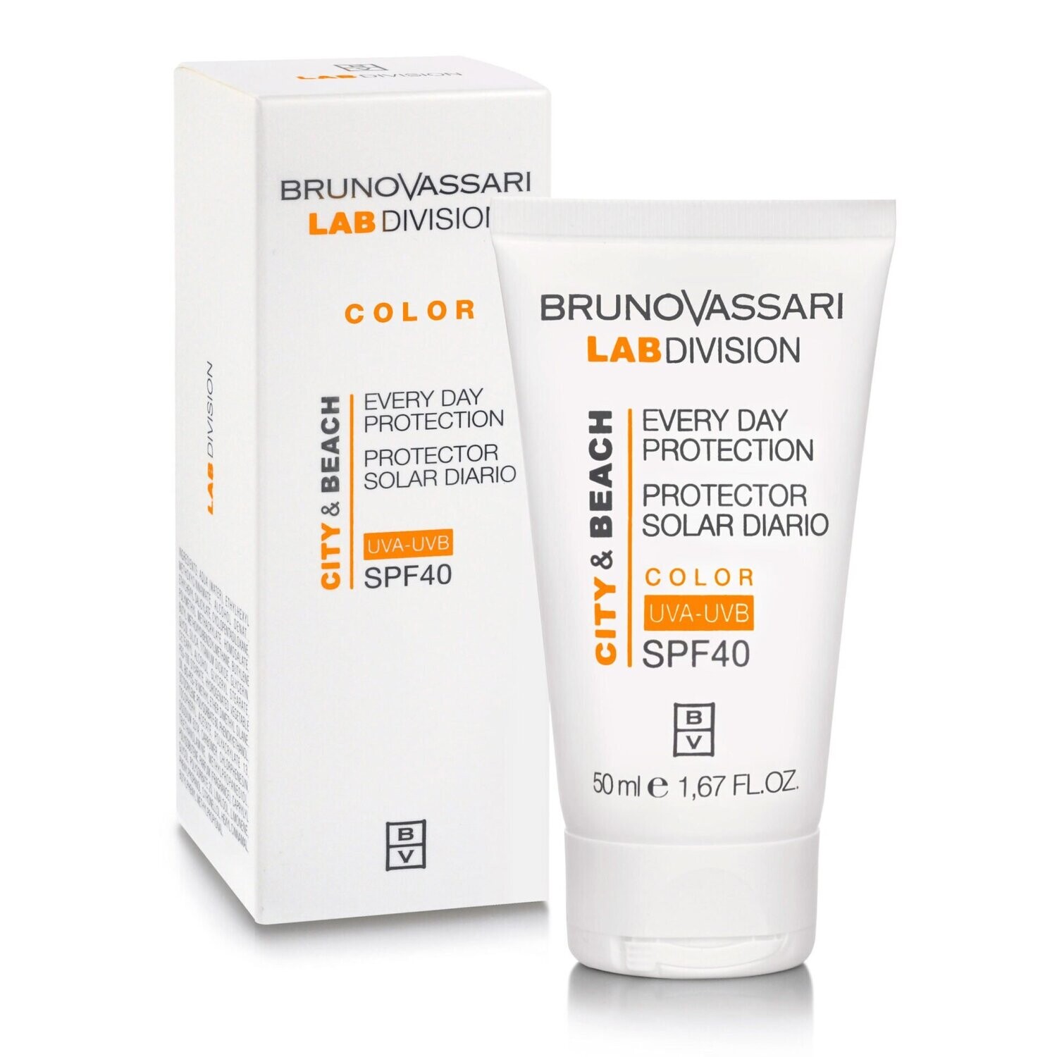 CITY & BEACH color- Every Day Protection SPF 40 Color Bruno Vassari CITY & BEACH color- Every Day Protection SPF 40 Color Bruno Vassari