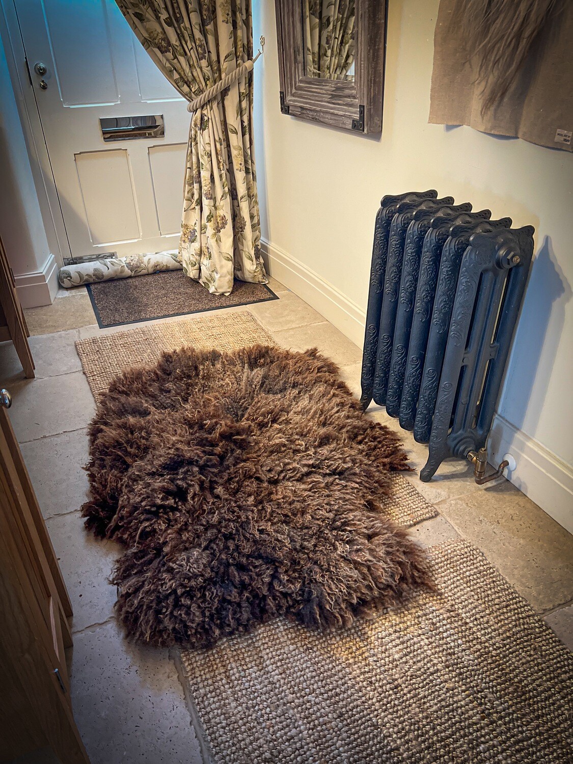 Large Felted Sheep Rug - 207