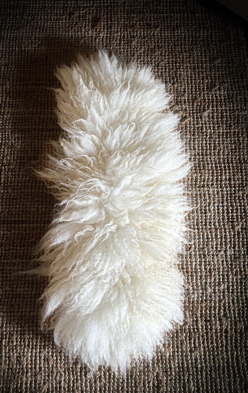 Felted Fleece Seat Cover - White 260