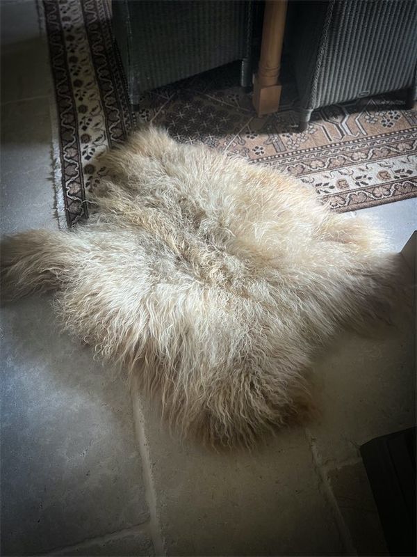 Moorit Brown Felted Fleece Rug - 291