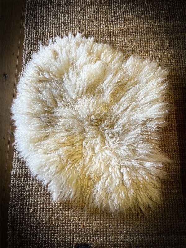 Handmade Felted Fleece Seat Cover - 297