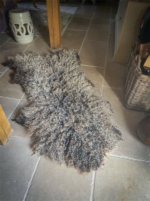 Handcrafted Felted Fleece Rug -303