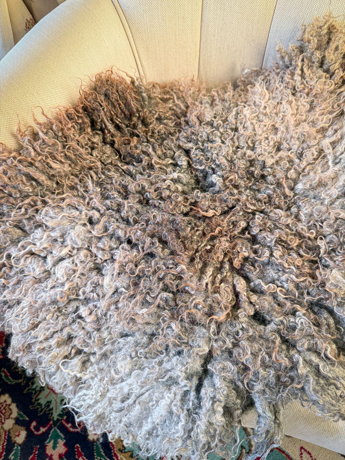 Felted Fleece Seat Cover -  Gotland Wool 311