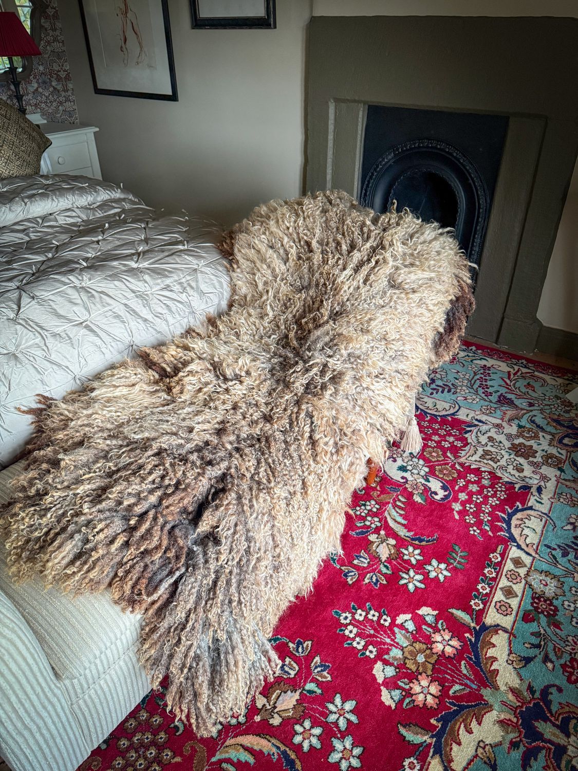 Teeswater Felted Fleece Sheep Rug - 316