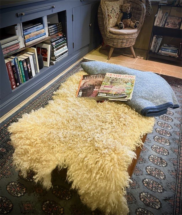 Handmade Felted Fleece Sheep Rug – Ethical & Eco-Friendly -  323