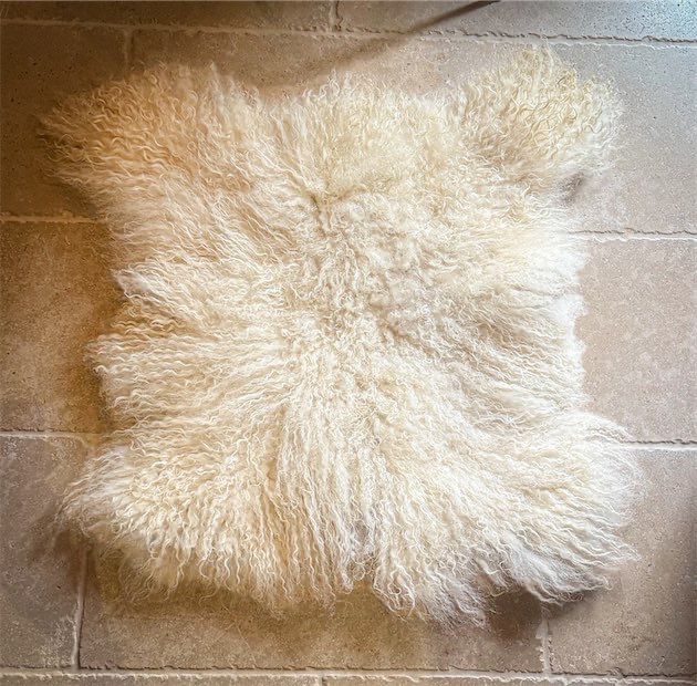 Handmade Dalesbred Felted Fleece Rug  - 324