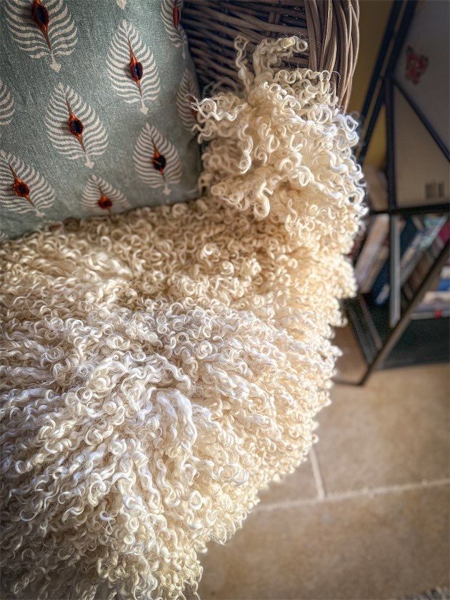 Soft Curly Felted Seat Cover -   327