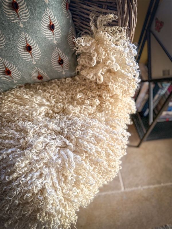Soft Curly Felted Seat Cover -   327