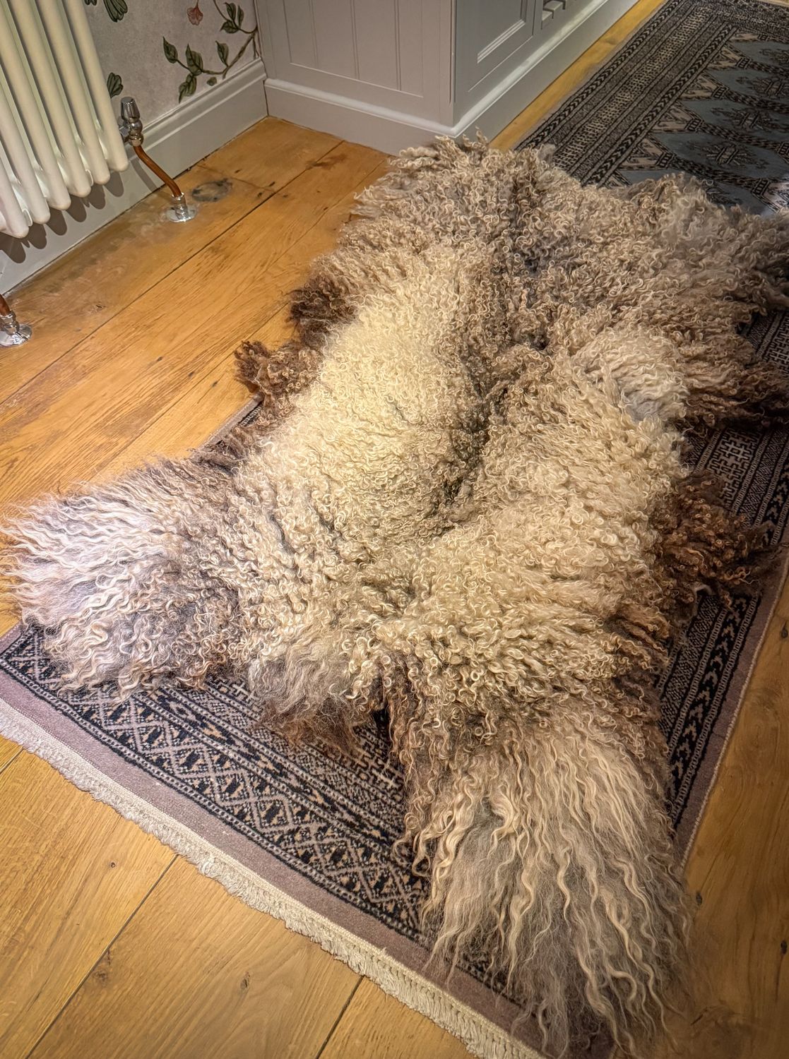 Felted Fleece Wool Rug - 339