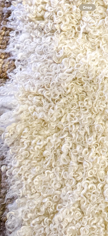 White Felted Fleece Seat Pad - 328