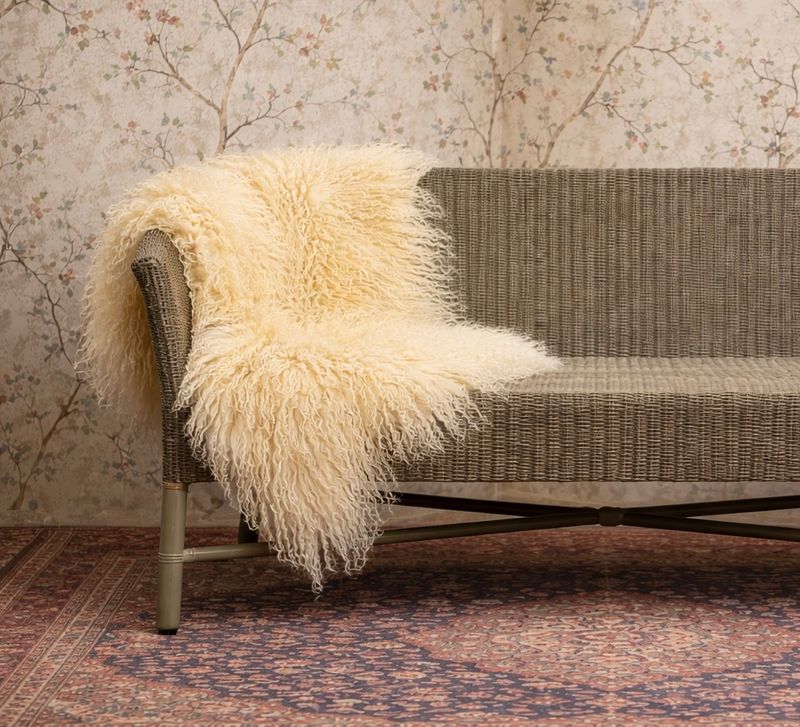 Felted Fleece Rug - 360 Valais Blacknose Felted Rug