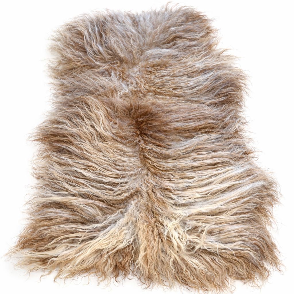 Wild Looking Felted Fleece Icelandic Rug