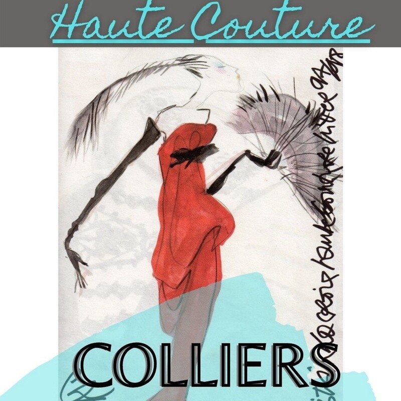 Colliers Haute Couture pièces Rares
