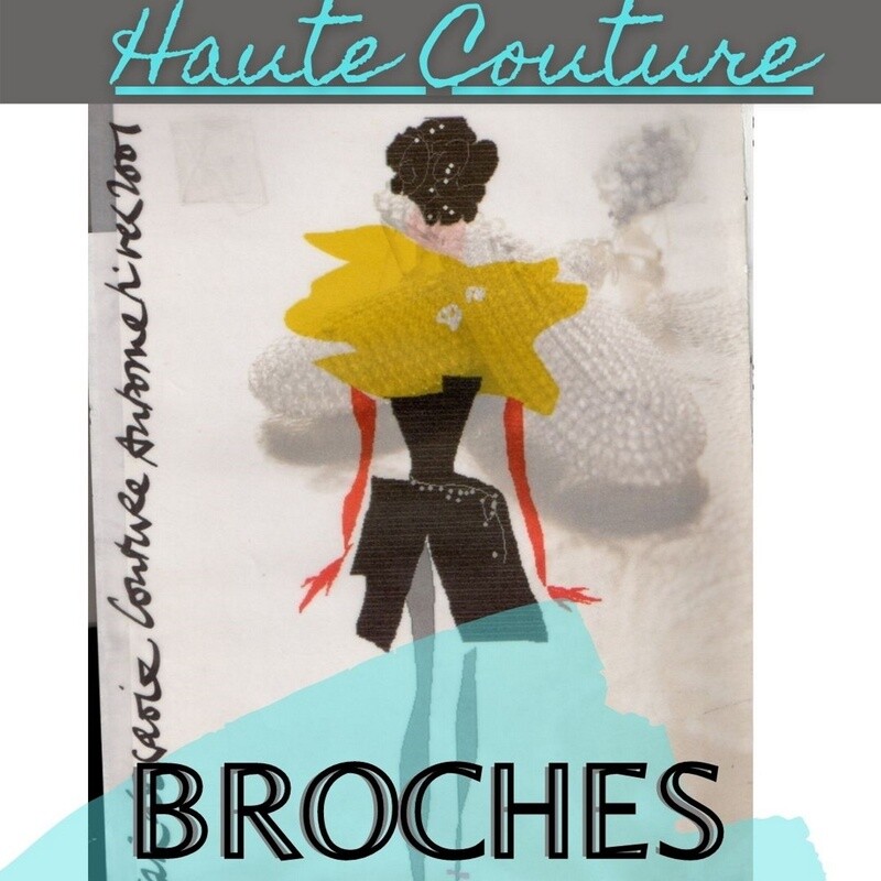 Broches Haute Couture Pièces Rares