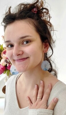 Earrings Coquelicot