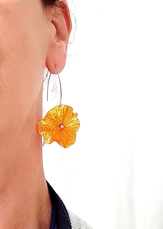 Earrings Coquelicot