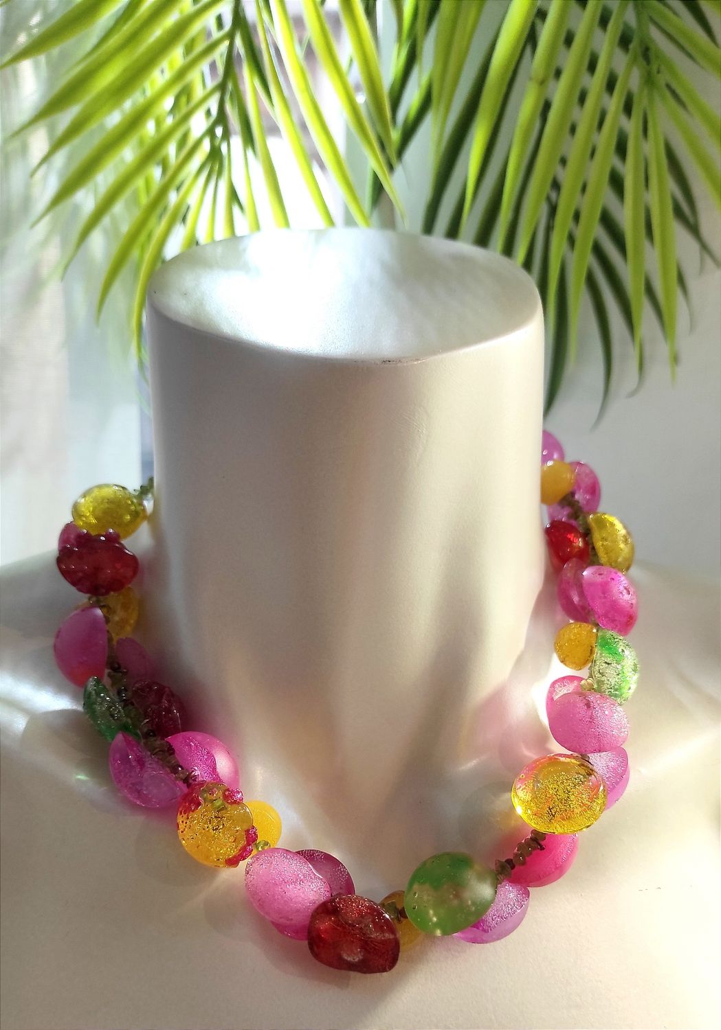 Collier Cocoon Fuchsia