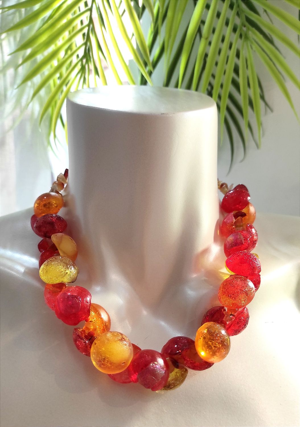 Collier Cocoon orange
