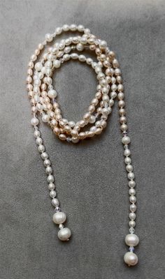 Collier Sautoir en perles de culture