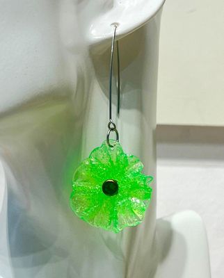 Boucles d&#39;oreilles Coquelicot