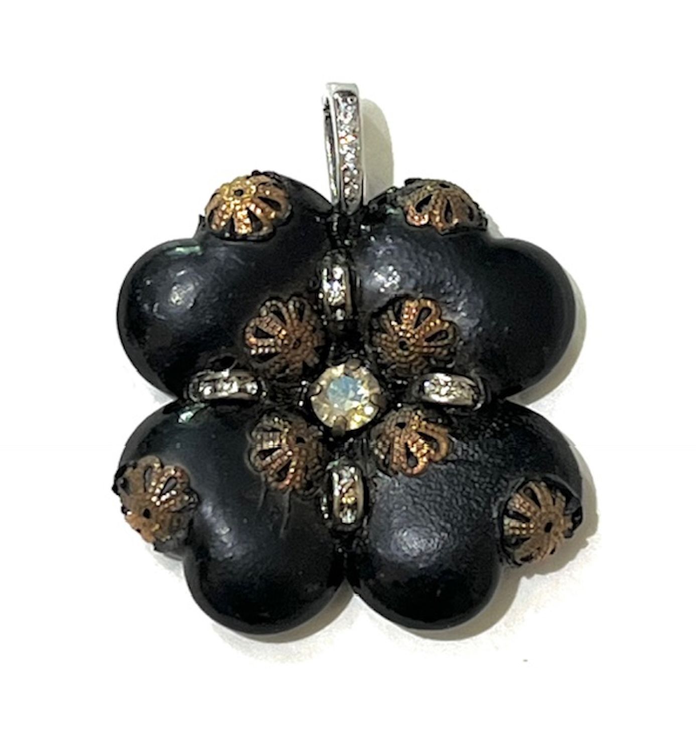 Collier Porte Bonheur noir