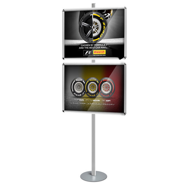 easy POLE B2 50x70 DOPPIA | MONO-FACCIALE | ORIZZONTALE