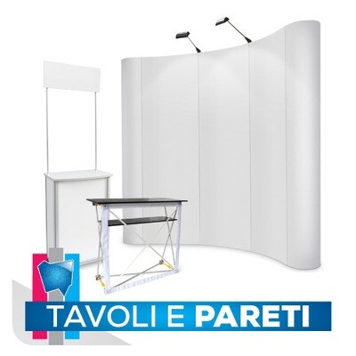 TAVOLI PROMOZIONALI &amp; PARETI