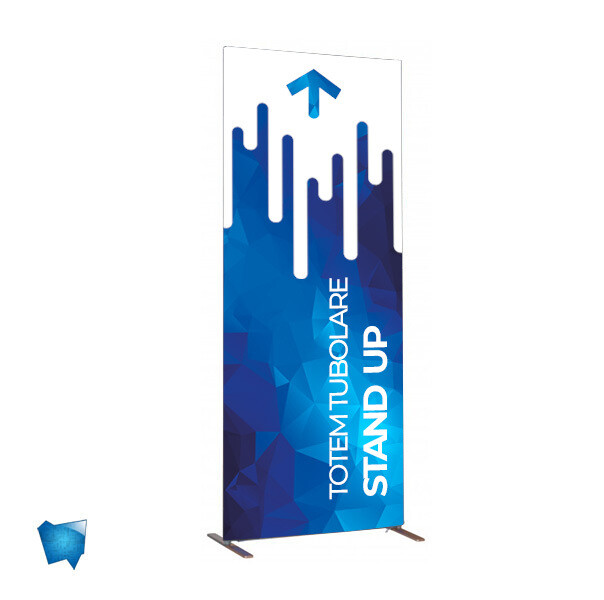 STAND UP 85x200H | totem tubolare