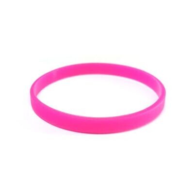 BRACCIALETTO SILICONE SLIM | FUXIA