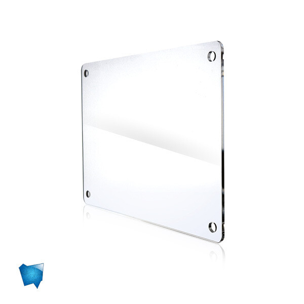 PMMA CLEAR PLATE 40x30cm | with hole