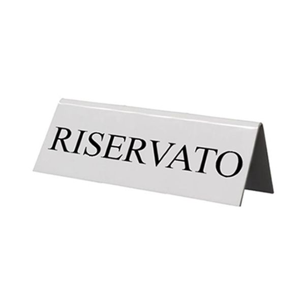 RISERVATO | segnaposto