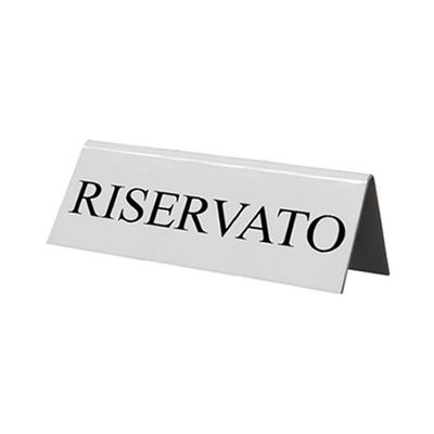 RISERVATO | segnaposto