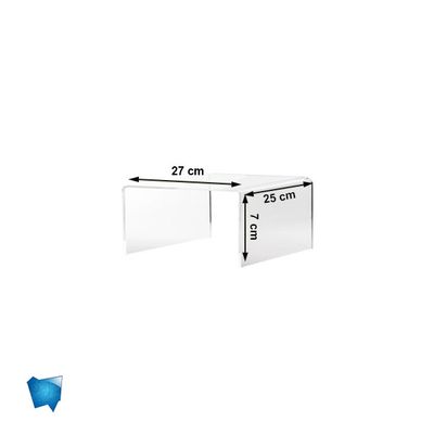ALZATINE 27x25x7 h | trasparente