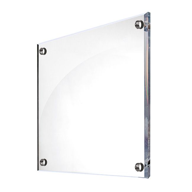 TARGHE PLEXIGLASS TRASPARENTE | BISELLATA