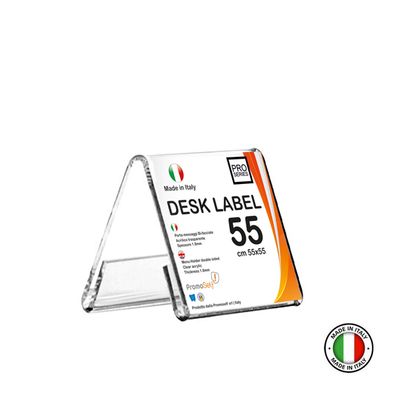 DESK LABEL | cavaliere in acrilico