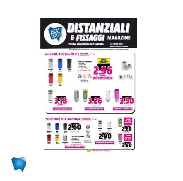 DISTANZIALI e FISSAGGI | magazine listino prezzi