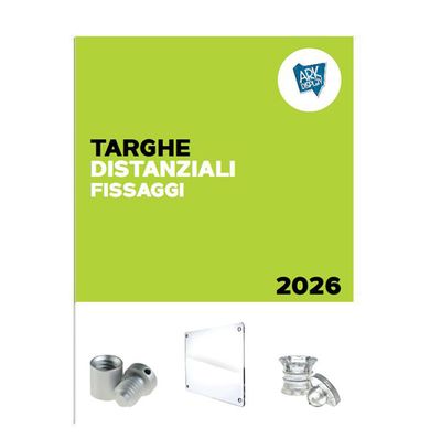 TARGHE &amp; DISTANZIALI | catalogo