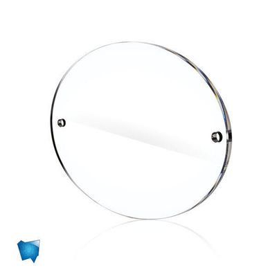 TARGHE PLEXIGLASS TRASPARENTE | OVALE