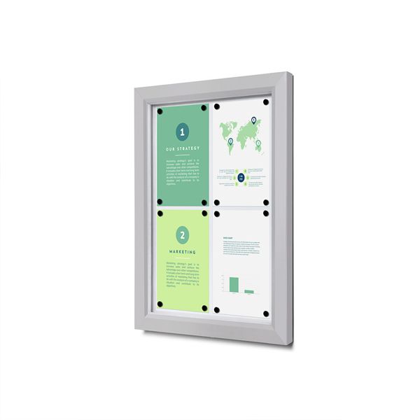 BACHECA DA ESTERNO SLIM | magnetica
