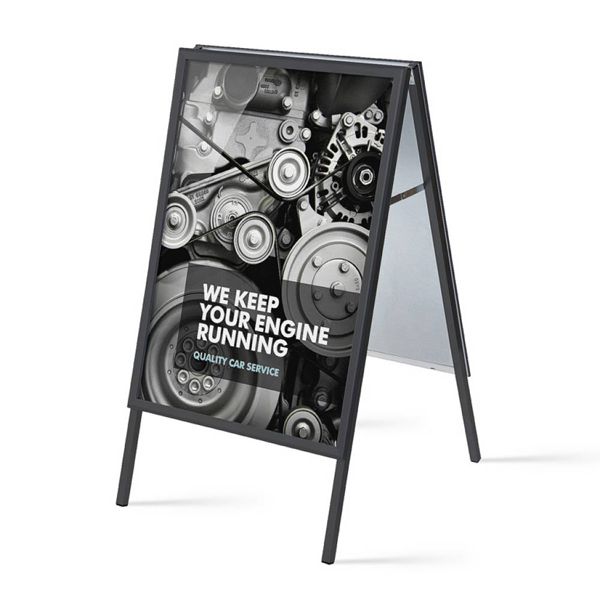 METAX 70x100 | cavalletto Nero, DIMENSIONE: 70x100 cm, CONFIGURAZIONE: CAVALLETTO