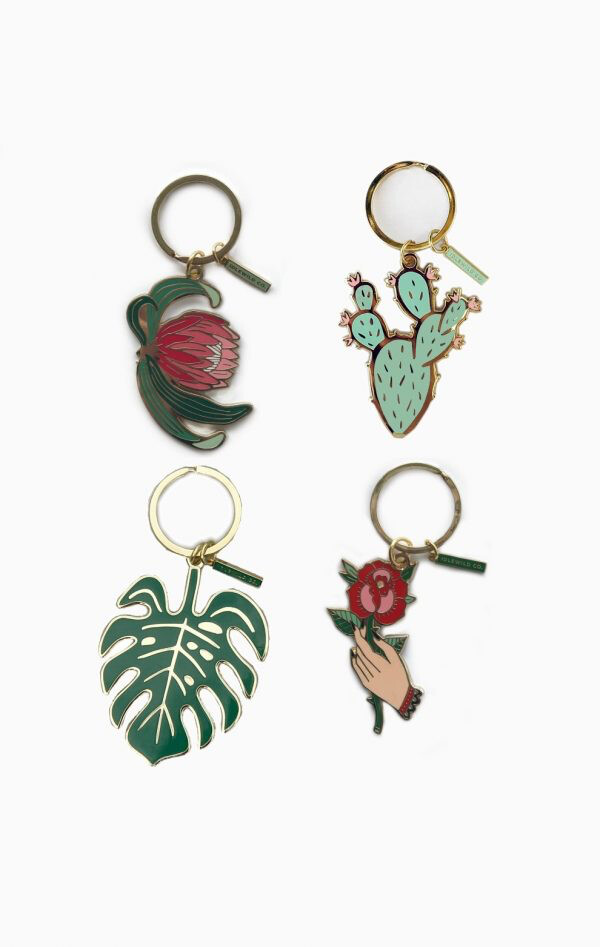Floral Keychains