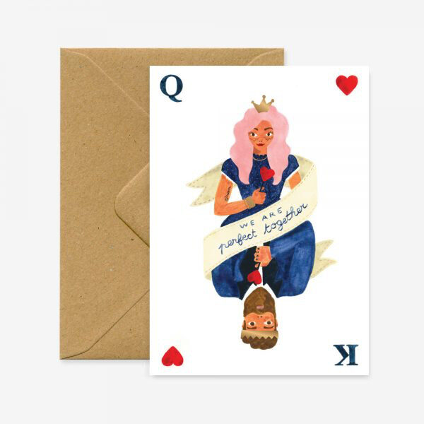 King and Queen Card