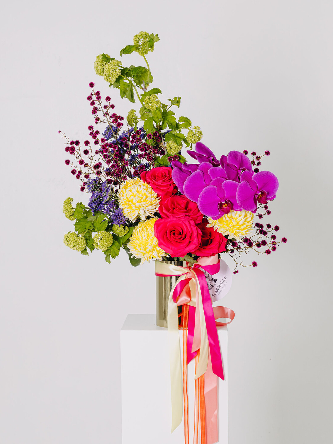 Vibrant and Punchy Vase Arrangement