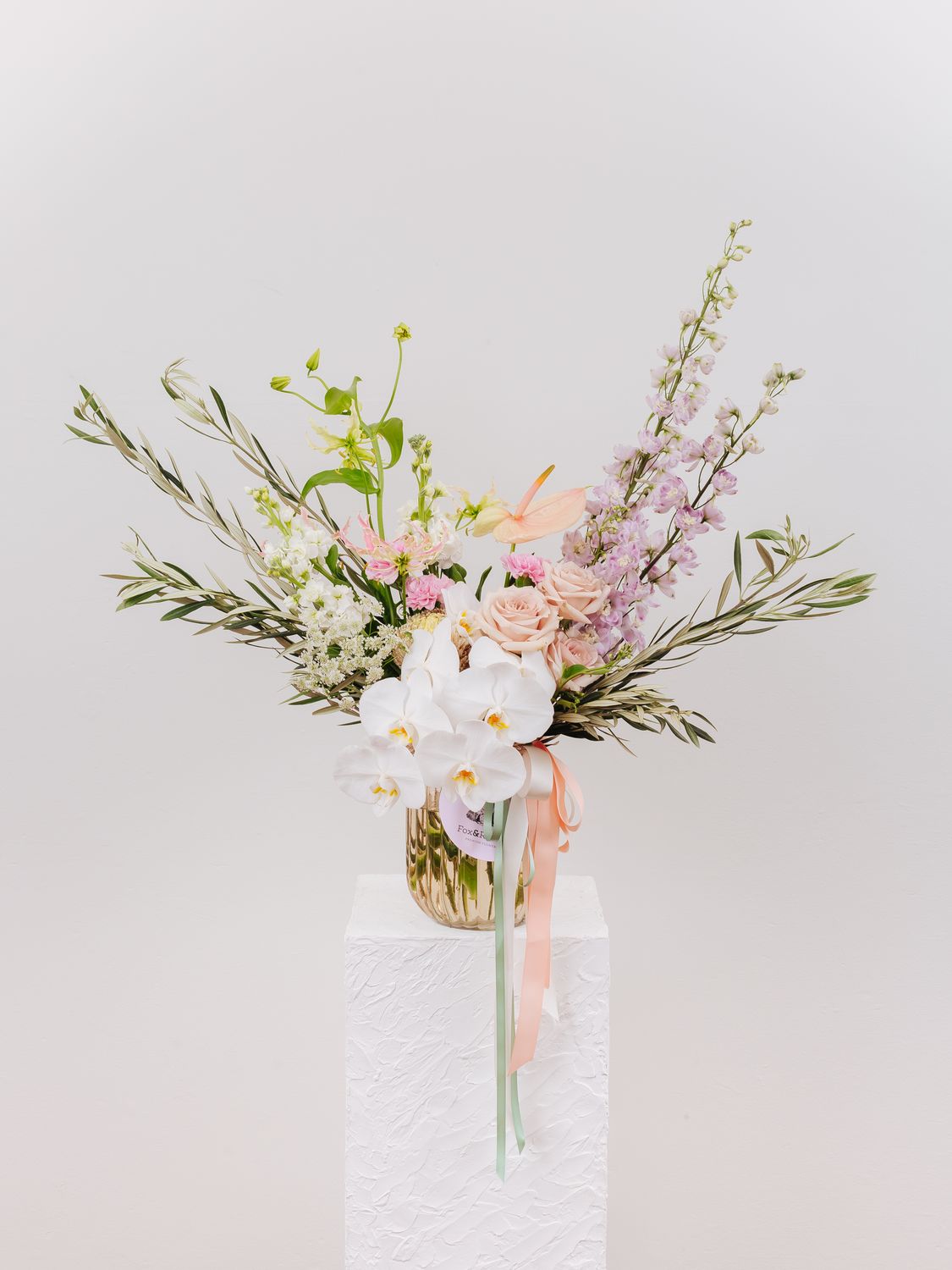 Soft Pastel Vase Arrangement