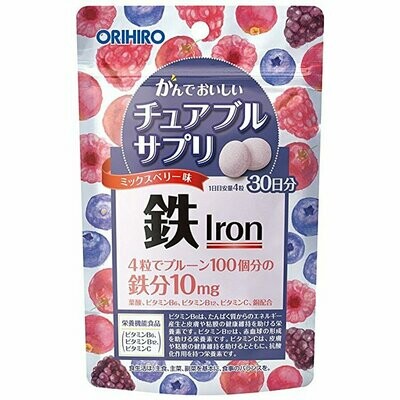 Orihiro. Железо на 30 дней с вкусом лесных ягод.